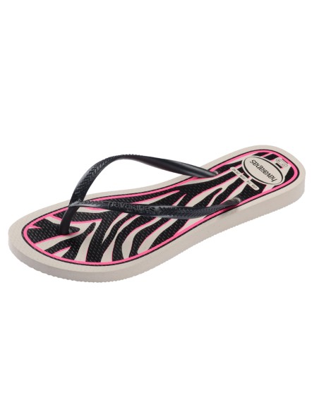 Havaianas Slim Animals Negro | Capaccioni Deportes