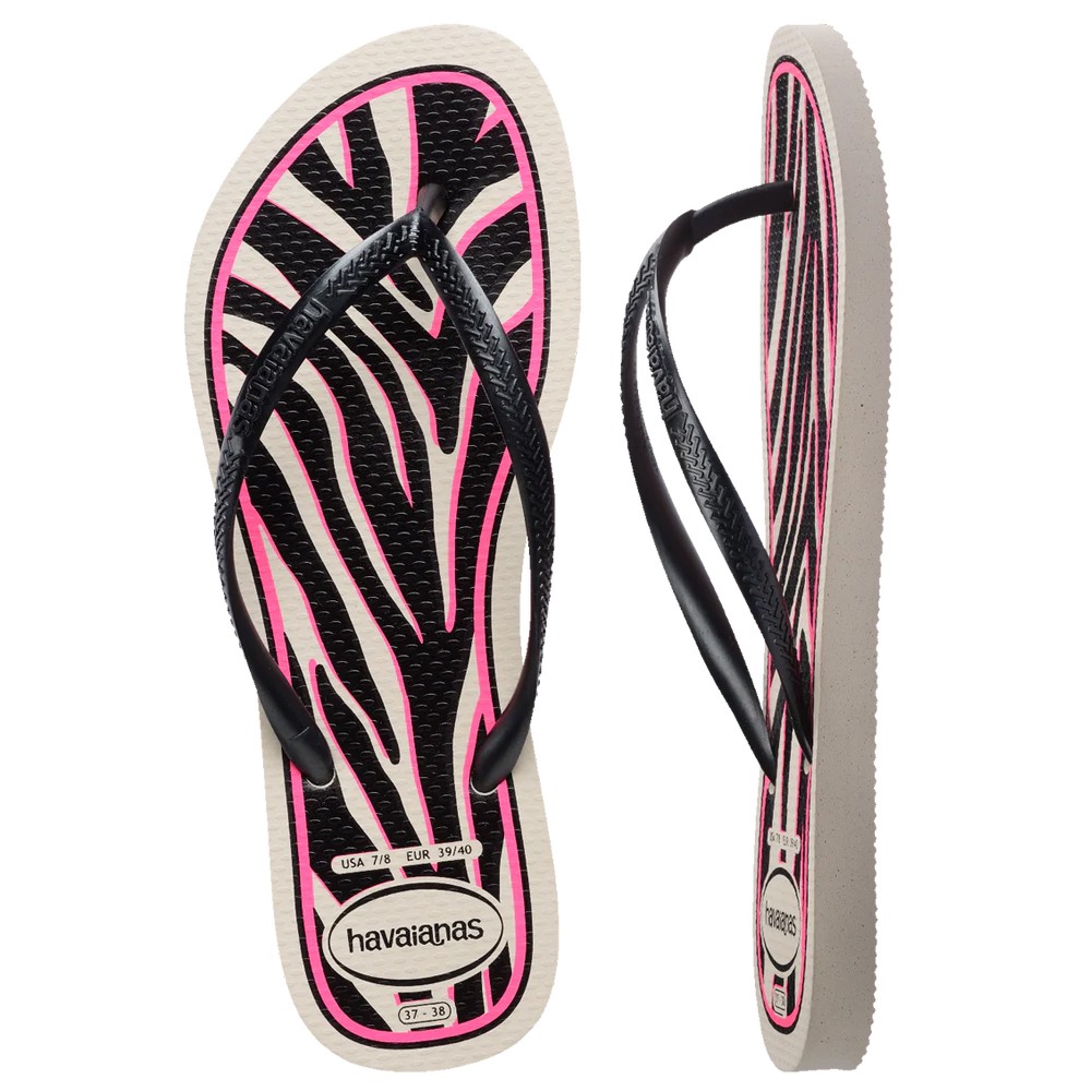 Havaianas Slim Animals Negro | Capaccioni Deportes
