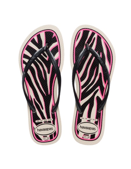 Havaianas Slim Animals Negro | Capaccioni Deportes