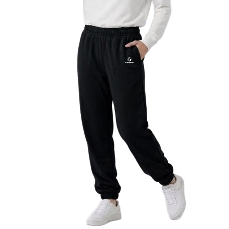 Pantalon Basico Elastico Negro | Capaccioni Deportes