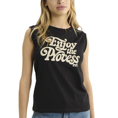 Musculosa Clark Negro | Capaccioni Deportes