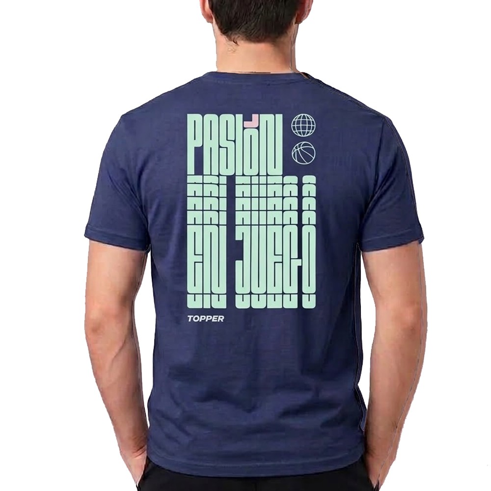Remera Graphic Standart Azul | Capaccioni Deportes