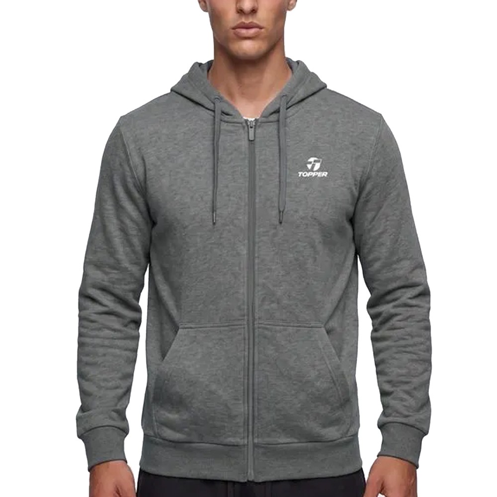 Campera Basica III Gris | Capaccioni Deportes