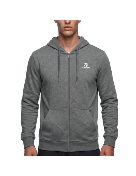 Campera Basica III Gris | Capaccioni Deportes