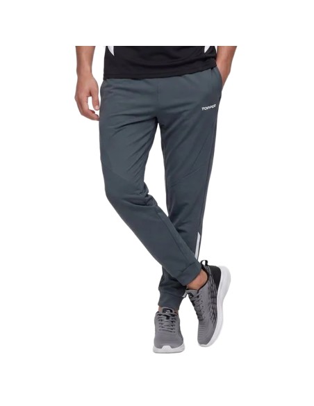 Pantalon Potrero Con Puño Gris | Capaccioni Deportes