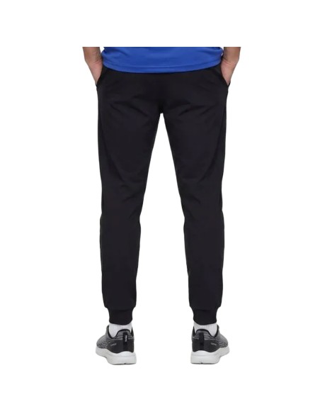 Pantalon Potrero Con Puño Negro | Capaccioni Deportes