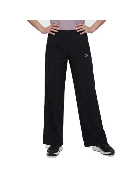 Pantalon Training Joy Ancho Negro | Capaccioni Deportes