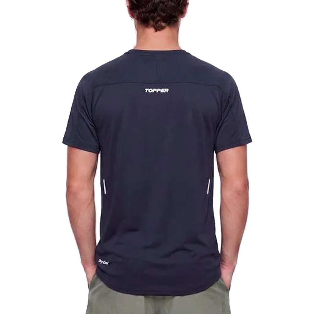 Remera Hombre Training Con Recorte III Gris | Capaccioni Deportes
