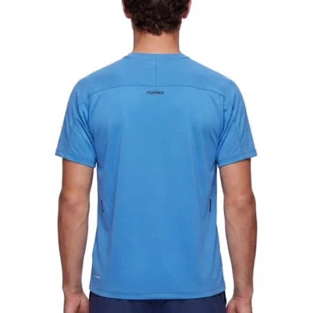 Remera Hombre Training Con Recorte III Azul | Capaccioni Deportes 2