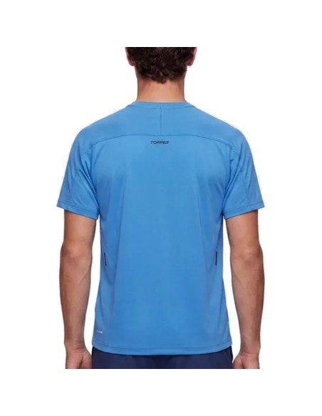 Remera Hombre Training Con Recorte III Azul | Capaccioni Deportes