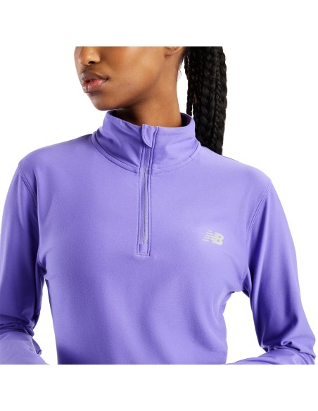 Sport Essentials Space Dye Quarter Zip Rosa | Capaccioni Deportes