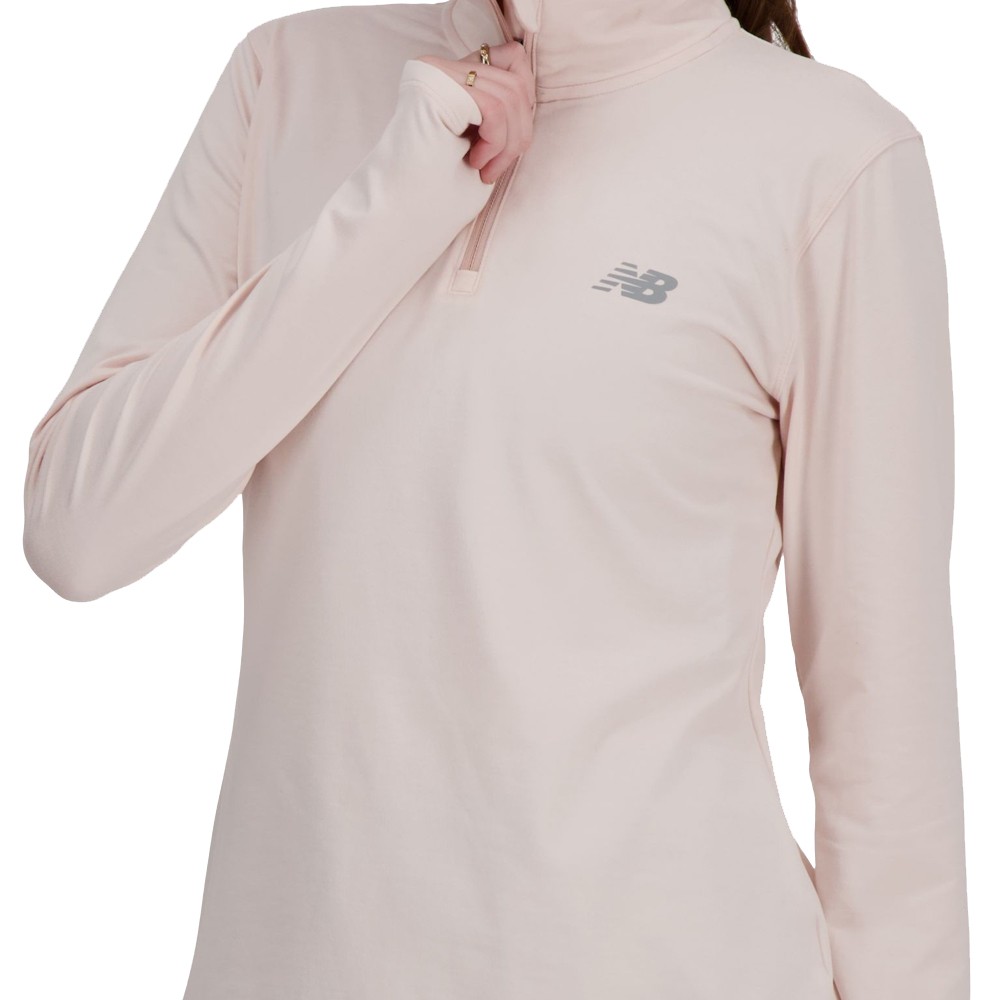Sport Essentials Space Dye Quarter Zip Rosa | Capaccioni Deportes