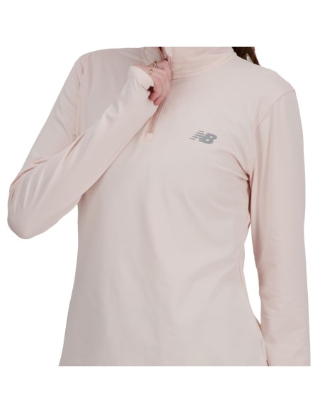 Sport Essentials Space Dye Quarter Zip Rosa | Capaccioni Deportes