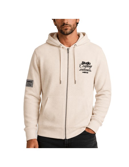 Campera Textured Rus Blanco | Capaccioni Deportes