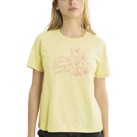 Remera Basic Colour Amarillo | Capaccioni Deportes