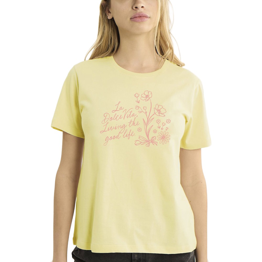 Remera Basic Colour Amarillo | Capaccioni Deportes