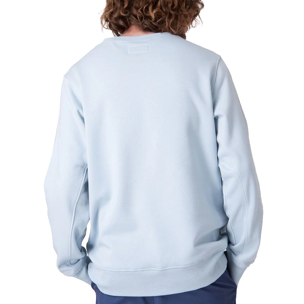 Cat Logo Crewneck Sweatshirt Azul | Capaccioni Deportes