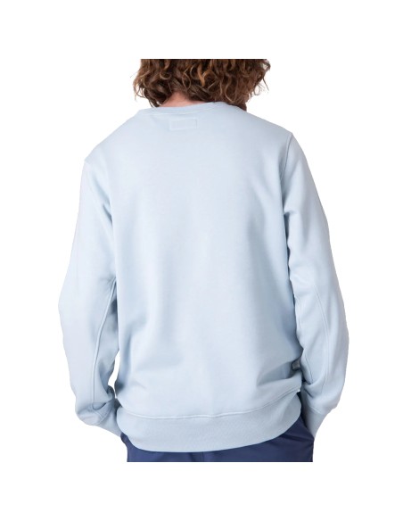 Cat Logo Crewneck Sweatshirt Azul | Capaccioni Deportes
