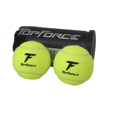 Tubo Pelotas Top Force x2 Amarillo | Capaccioni Deportes