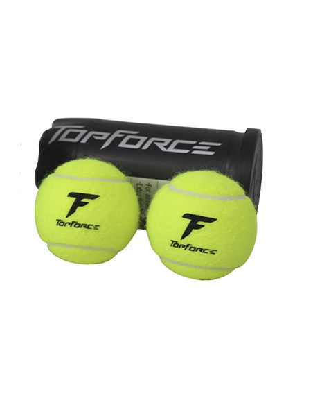 Tubo Pelotas Top Force x2 Amarillo | Capaccioni Deportes