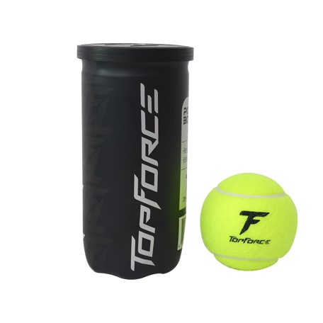 Tubo Pelotas Top Force x2 Amarillo | Capaccioni Deportes 2