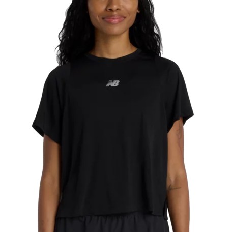 NB Infinity Propel T-Shirt Negro | Capaccioni Deportes