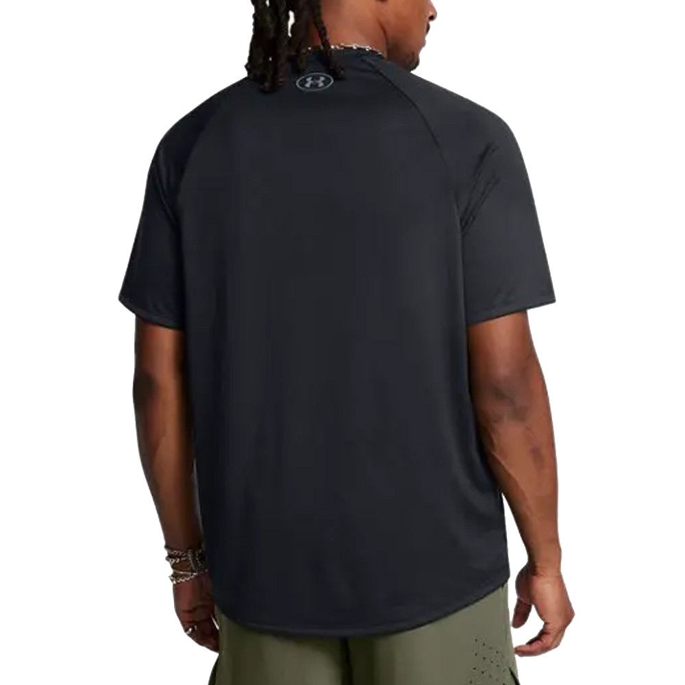 UA M Tech 2.0 T-Shirt Negro | Capaccioni Deportes
