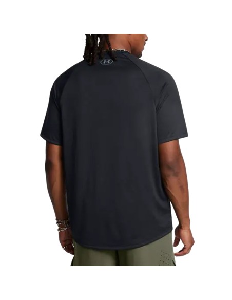UA M Tech 2.0 T-Shirt Negro | Capaccioni Deportes