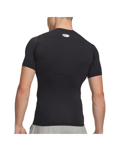 UA HeatGear® Compression SS Negro | Capaccioni Deportes