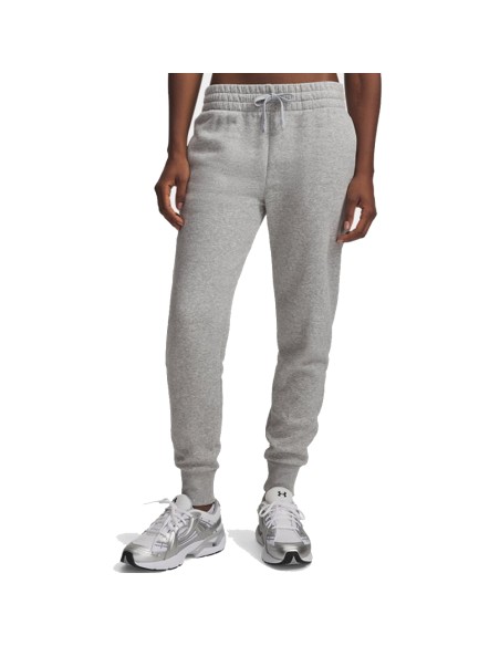 UA W Sporstyle Jogger Rival Fleece Gris | Capaccioni Deportes