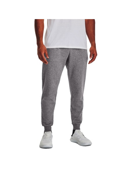 UA M Rival Fleece Jogger Gris | Capaccioni Deportes