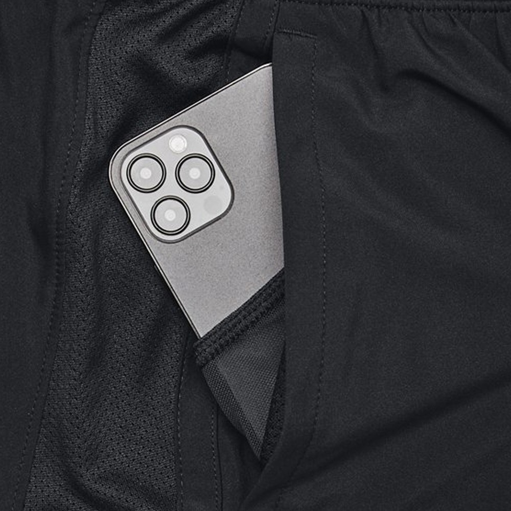 UA M Launch 2-in-1 Running Short Negro | Capaccioni Deportes