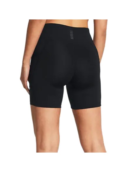 UA W HeatGear® Launch 6'' Running Short Negro | Capaccioni Deportes