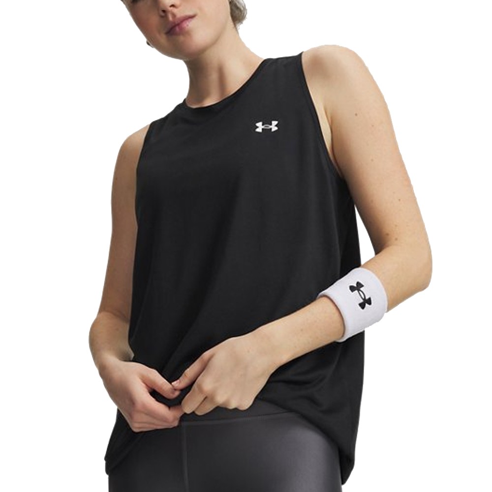 UA W Tech™ Tank Solid Negro | Capaccioni Deportes