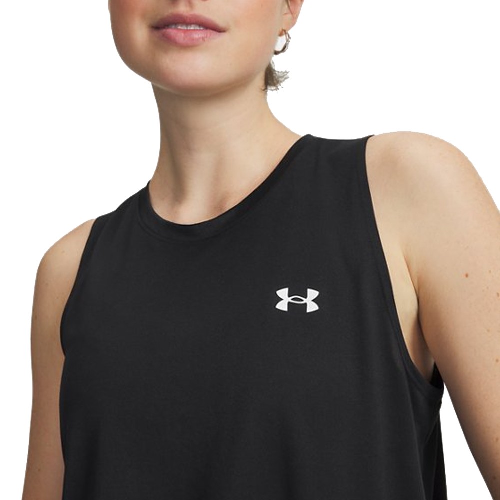 UA W Tech™ Tank Solid Negro | Capaccioni Deportes