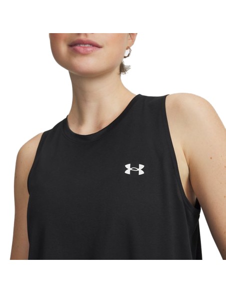 UA W Tech™ Tank Solid Negro | Capaccioni Deportes