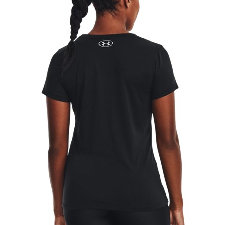 UA W Tech™ Training Solid SS Negro | Capaccioni Deportes 2