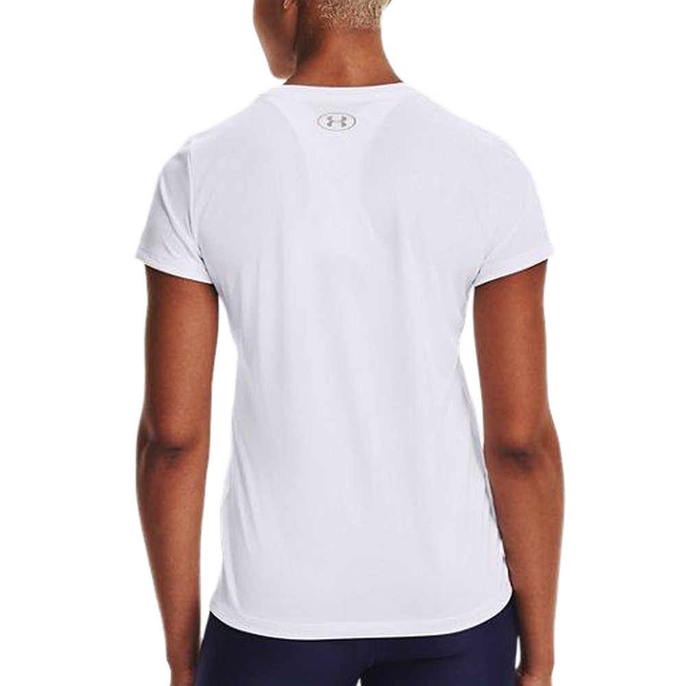 UA W Tech™ Training Solid SS Blanco | Capaccioni Deportes