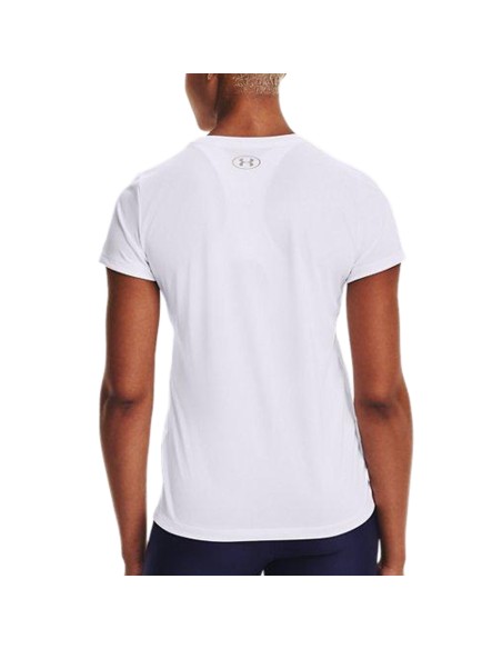 UA W Tech™ Training Solid SS Blanco | Capaccioni Deportes
