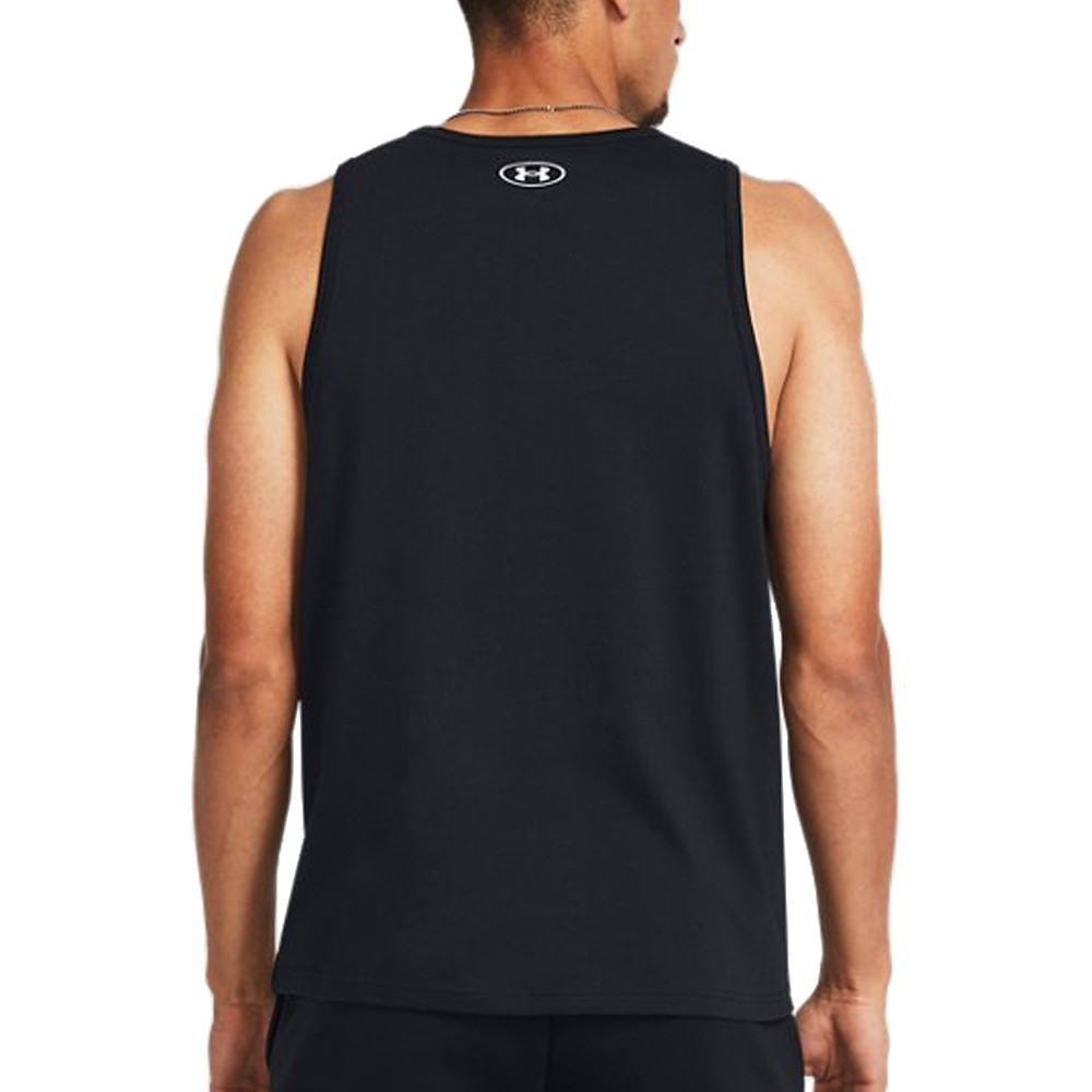 UA M Sportstyle Logo Tank Negro | Capaccioni Deportes