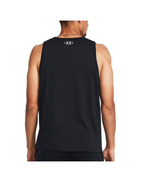 UA M Sportstyle Logo Tank Negro | Capaccioni Deportes