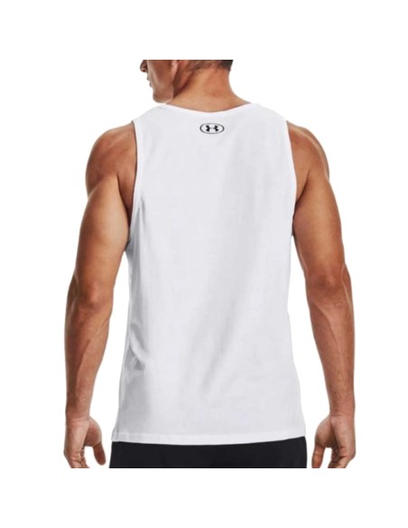 UA M Sportstyle Logo Tank Blanco | Capaccioni Deportes