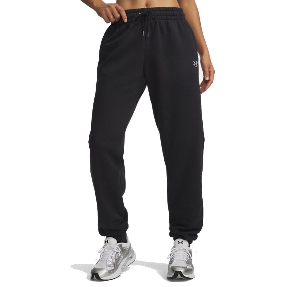 UA W Icon Fleece Jogger Negro | Capaccioni Deportes