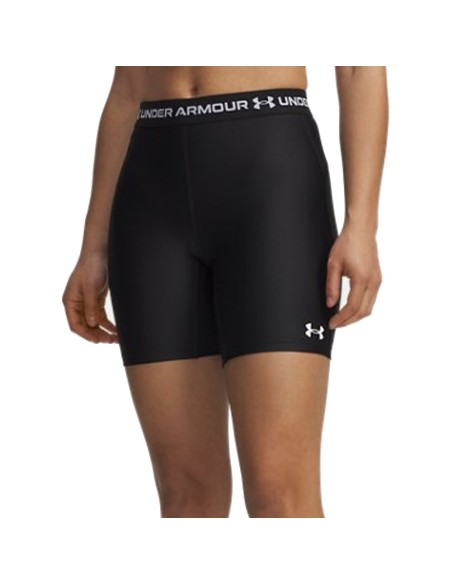 UA W HeatGear® 7'' Short Negro | Capaccioni Deportes