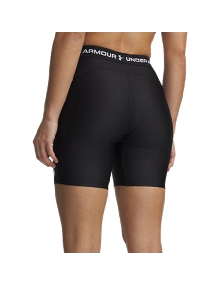 UA W HeatGear® 7'' Short Negro | Capaccioni Deportes