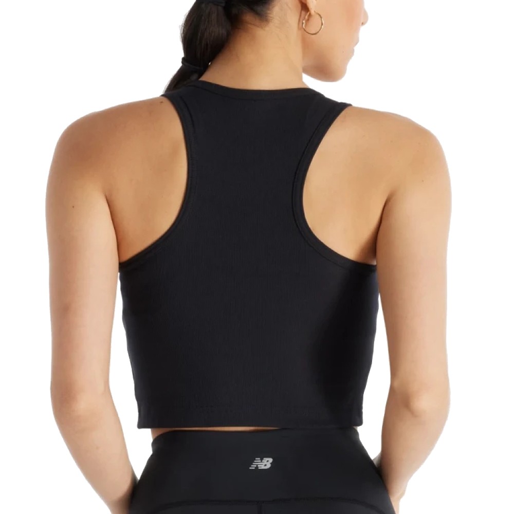 NB Micro-Rib Tank Negro | Capaccioni Deportes