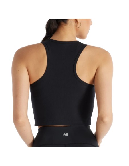 NB Micro-Rib Tank Negro | Capaccioni Deportes