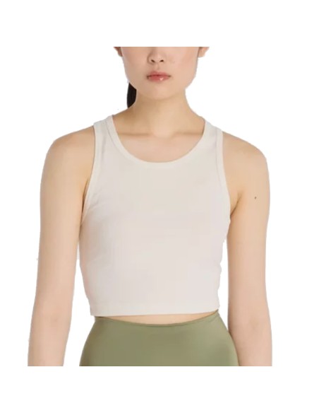 NB Micro-Rib Tank Blanco | Capaccioni Deportes