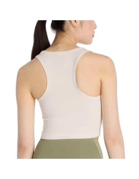 NB Micro-Rib Tank Blanco | Capaccioni Deportes