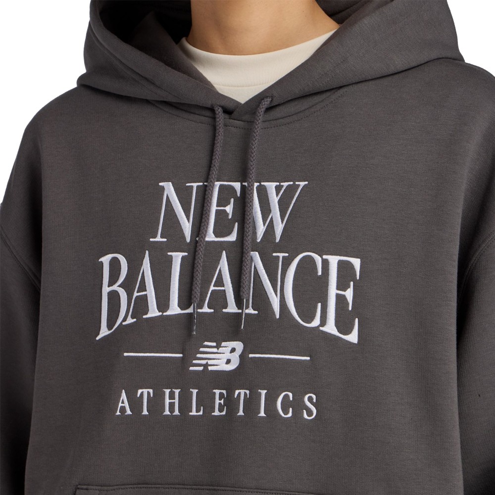 NB Trackside Fleece Hoodie Gris | Capaccioni Deportes